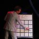 Mind reader illusionist Sean Alexander performing mathematics prediction